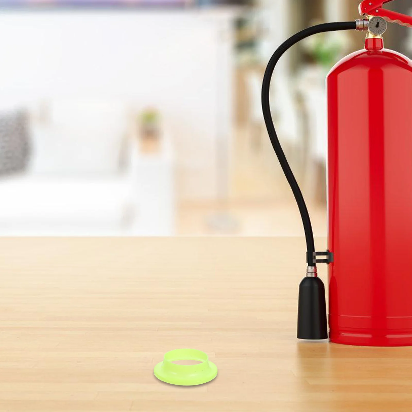 100Pcs Glow in The Extinguisher Rings Luminous Safety Markers for Emergency Visibility Replacement Extinguisher