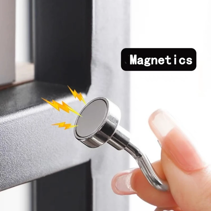 

Hook Magnet D36mm Magnetic Pots with Hook Vertical pulling force 41KG Strong Lifting Magnet Neodymium Permanent Magnets 2PCS/lot