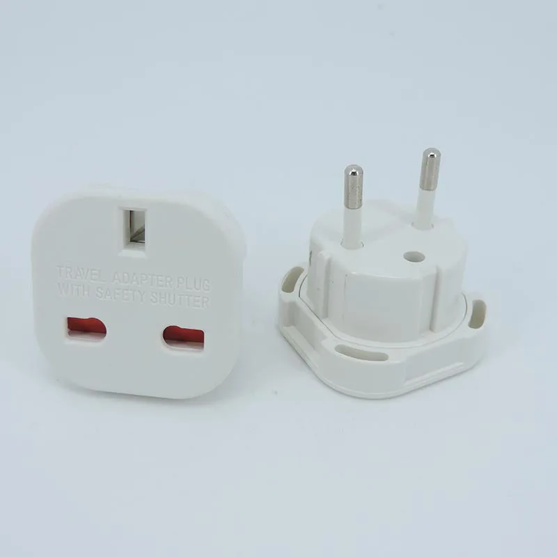 1/3 Stuks Uk Plug To Eu Us Au Converter Euro Wall Travel Power Adapter 250V Lader Eu Germany Korea Plug British Scoket Outlet