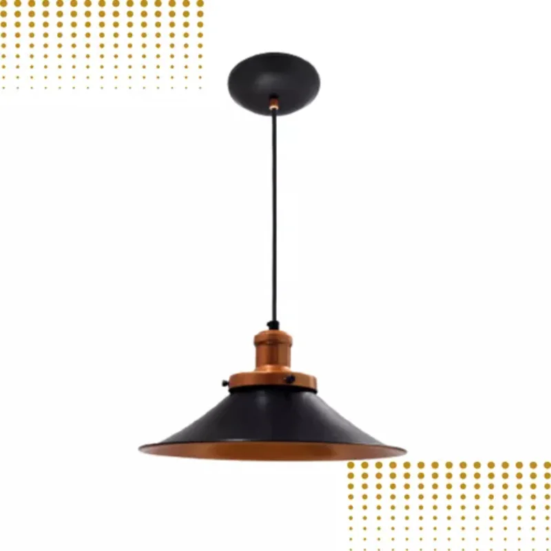 

Chandelier Pendant Industrial 30cm Vintage Retro Black Color 110V/220V Luminaires Ceiling Lamps