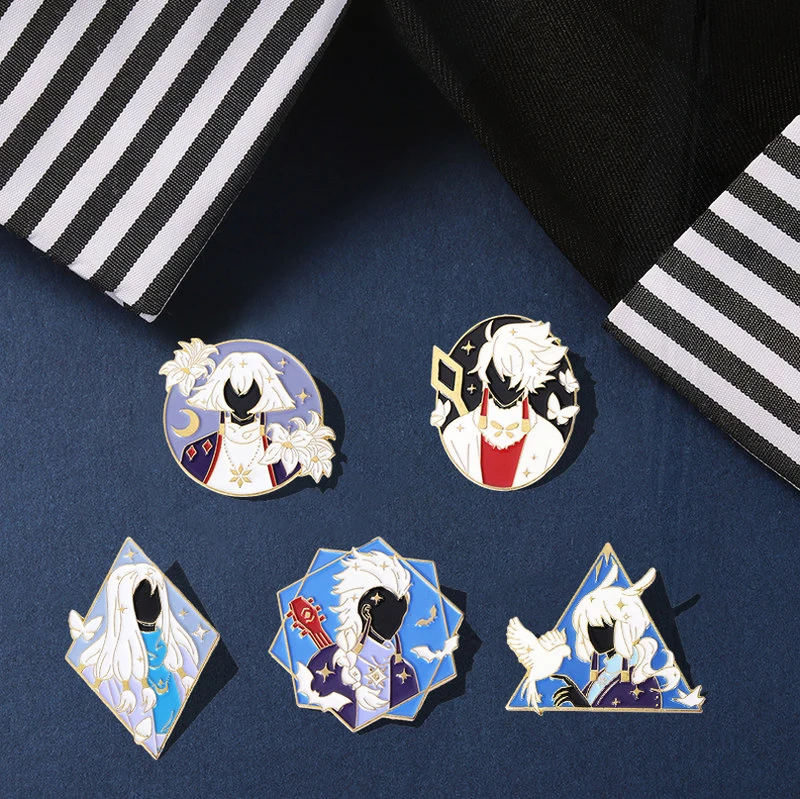 Game Characters Custom Pines Lapel Badges Cute Cartoon Jewelry Gift for Fans Sky Children Of Light Enamel Brooch 20 Styles