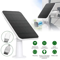 20W 5V Solar Panel For Eufy Eufycam 3/3C/2C/2Pro Wall Mount Solar Charging Panels Waterproof Solar Cell System With 10.8ft Cable