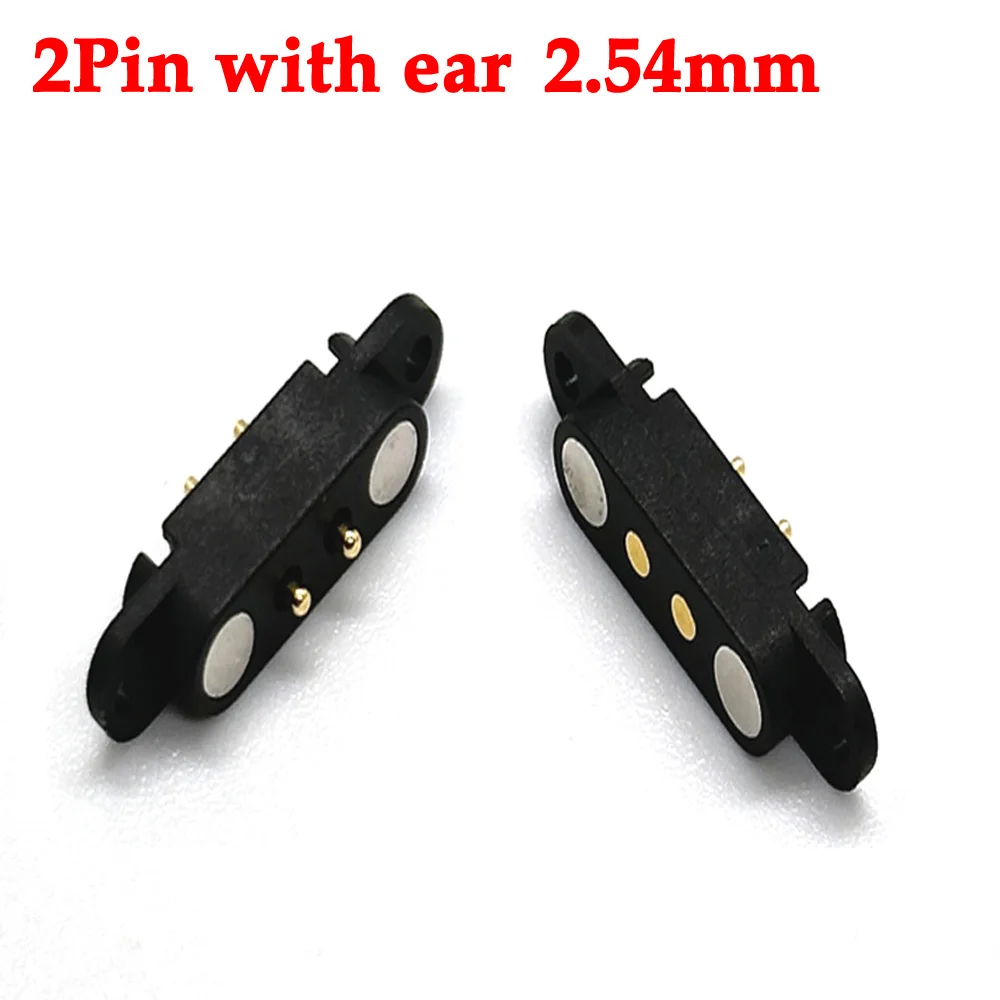 1-10sets 2A DC Magnetische Pogo Pin Stecker 2Pin 3Pin 4Pin 5Pin Pogopin Männlich Weiblich Gefederte DC Steckdose 2P 3P 4P 5P