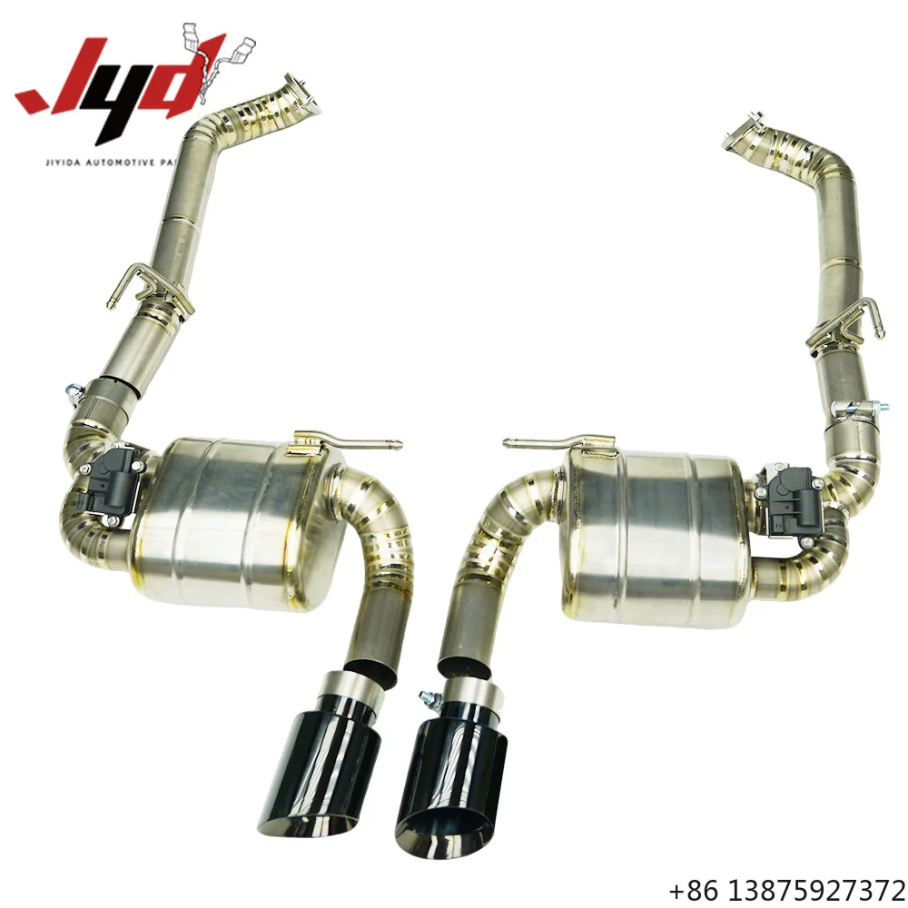 JYD Catback Exhaust Downspout for 718 /Boxster S 2.0T 2016-2023 Titanium Alloy Performance Full Exhaust System