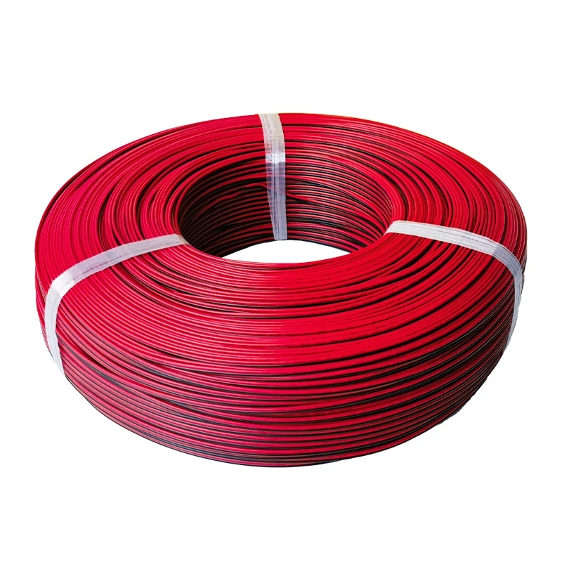 5M/10M UL2468 2Pins Wire 16 18 20 22 24 26 28 30AWG Double Parallel Flat Wire PVC Insulated Tin Plated Copper Electric Cable