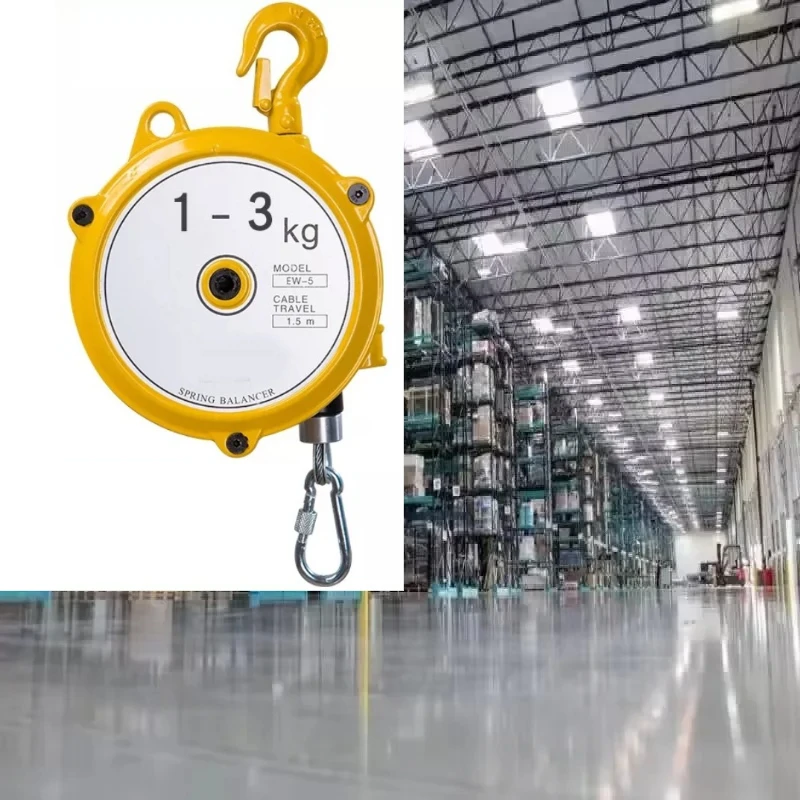 EW Spring Balancer - Extended Hook Load Lifter with Bidirectional Lock, Telescopic Balance Hanger for Lifting Assistance​