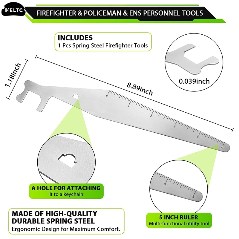 Stainless steel Multi-Purpose Lever Tool Stainless Steel Durable  Tool Mini Portable Pry Bar Hand Tool For Firefighter/Police