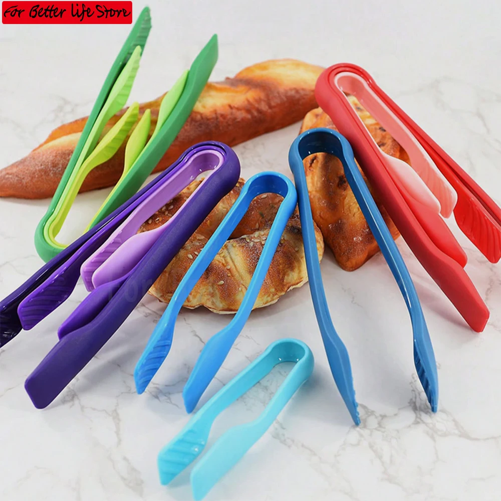 

bbq pinza barbecue PP Food Tong Kitchen Tongs Non-slip Cooking Clip Clamp BBQ Salad Tools Kitchen Accessories Cake Food Clip