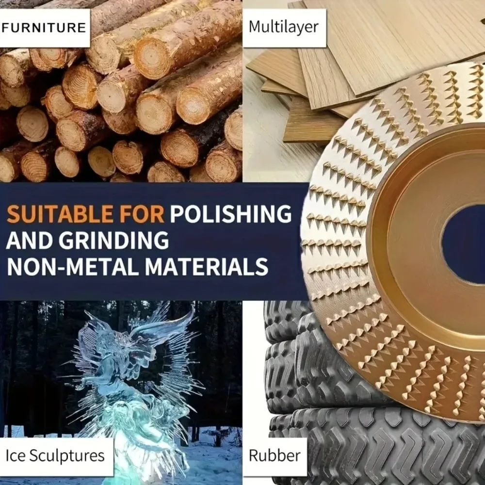 Holzbearbeitungs-Schleifscheibe, Polierscheibe, vielseitiges Schleifwerkzeug, Schleifscheibe mit 16mm und 22mm Innendurchmesser – Detail 6