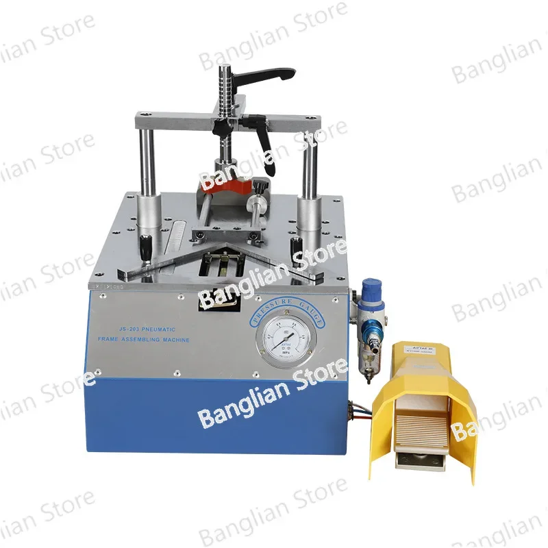 Desktop Pneumatic Nail Angle Machine, Bench-Top Type, Picture Frame, Underpinner 0.6-0.8 MPa, Working Pressure, 110mm