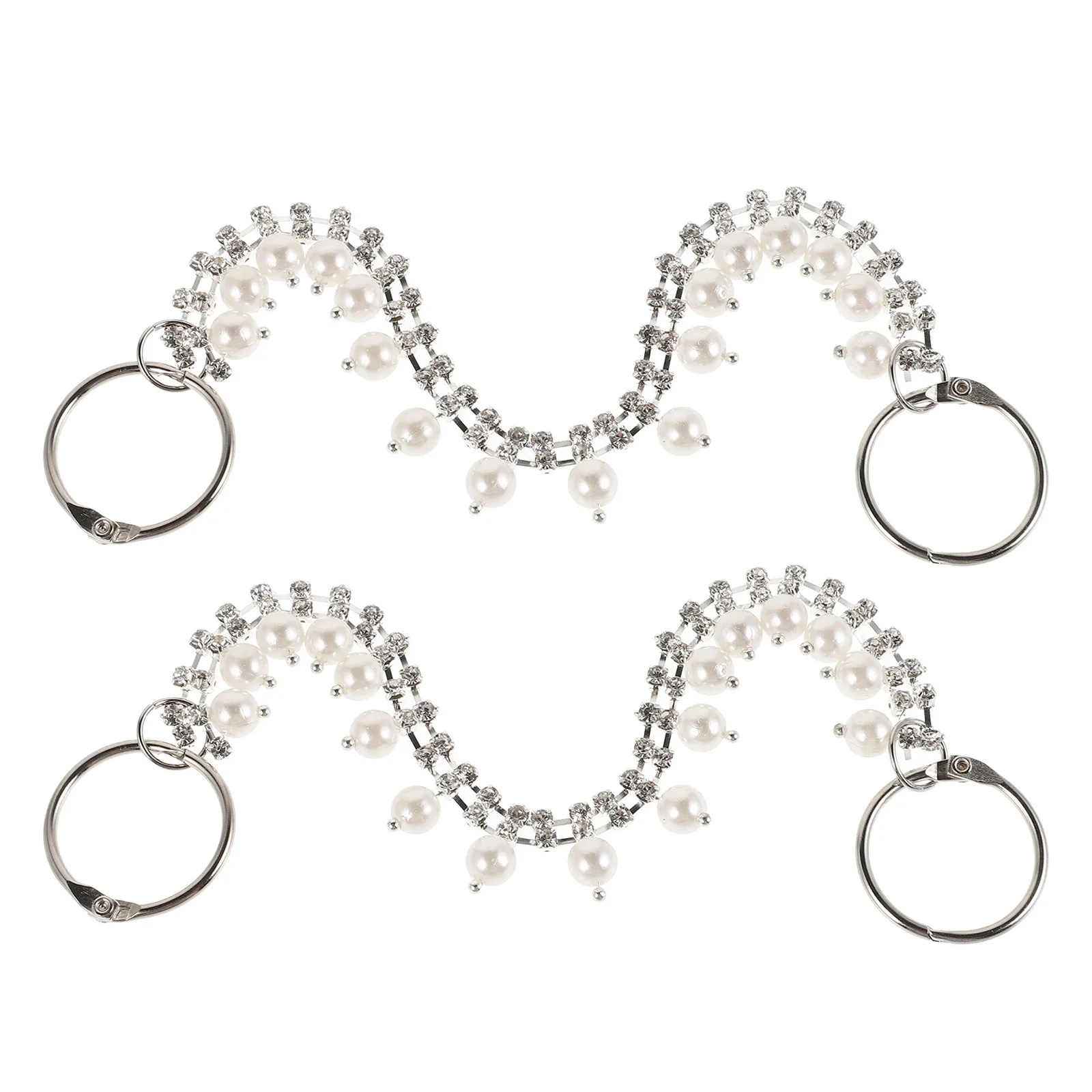 

2pcs Shoe Chain Decor For Diy Detachable Shoes Decoration Chain Fashionable Accessories Women Unique Design