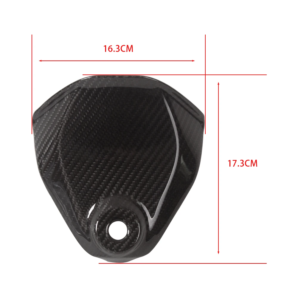For HUSQVARNA 701 SUPERMOTO / ENDURO Key Surround Cover Key Cap Full Carbon Fiber Gloss Twill Weave Motorcycle Modification