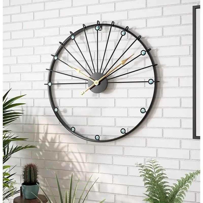 for Nordic Simple High End Fashion Wall Clock Living Room Decorative Clock Cross Border Special for Amazon Supply