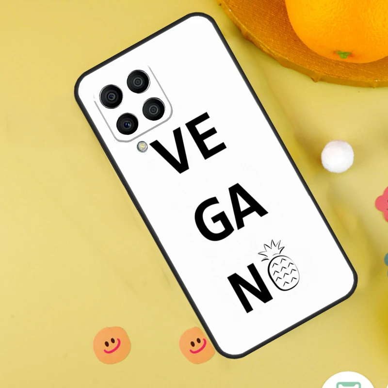 LOVE VEGGIE Vegetarian Quotes VEGAN For Samsung Galaxy M20 M30s M31 M51 M15 M55 M13 M23 M33 M53 M12 M32 M52 M14 M34 M54 Case