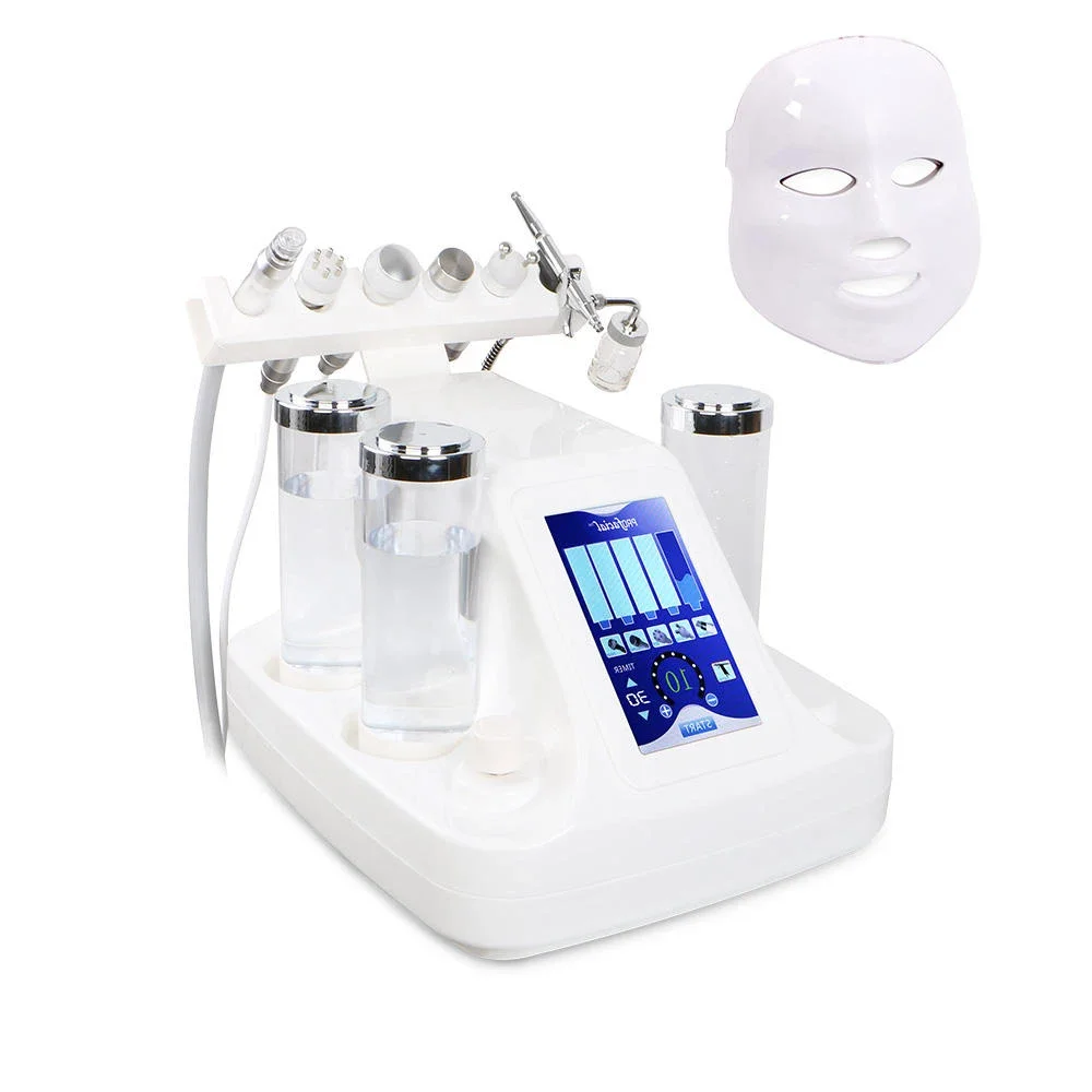 7 in 1 Dermabrasion Peel Spa Facial Machine Skin Rejuvenation Water Oxygen Small Gas Bubble Machine