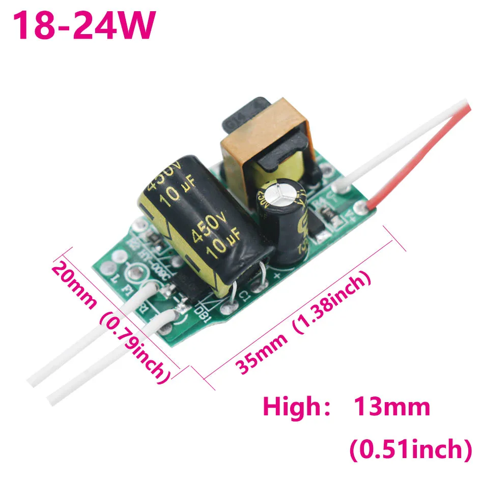 LED Non-Isolated Driver 18W 24W 40W 220-230mA 80V-182V LED Power Supply AC175-265V LED Lighting Transformers For LED lamp Blub