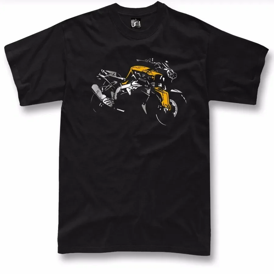 

K1300R Moto Motorcycle Bike Fans K1200r Black T-Shirt. Summer Cotton Short Sleeve O-Neck Mens T Shirt New S-3XL