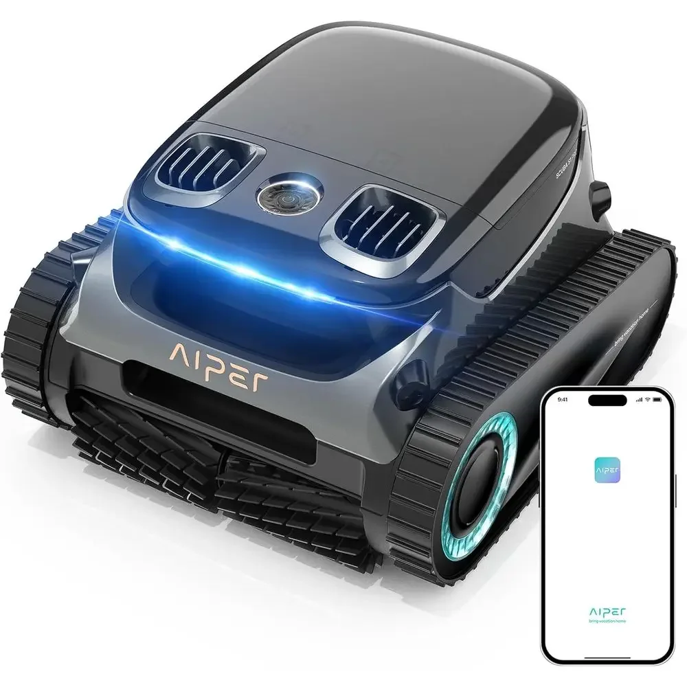 

Cordless Robotic Pool Cleaner, Horizontal Cleaning, Smart Nav, 180-Min Battery, Suitable for Pools up to 2,150 Sq.ft (Renewed)