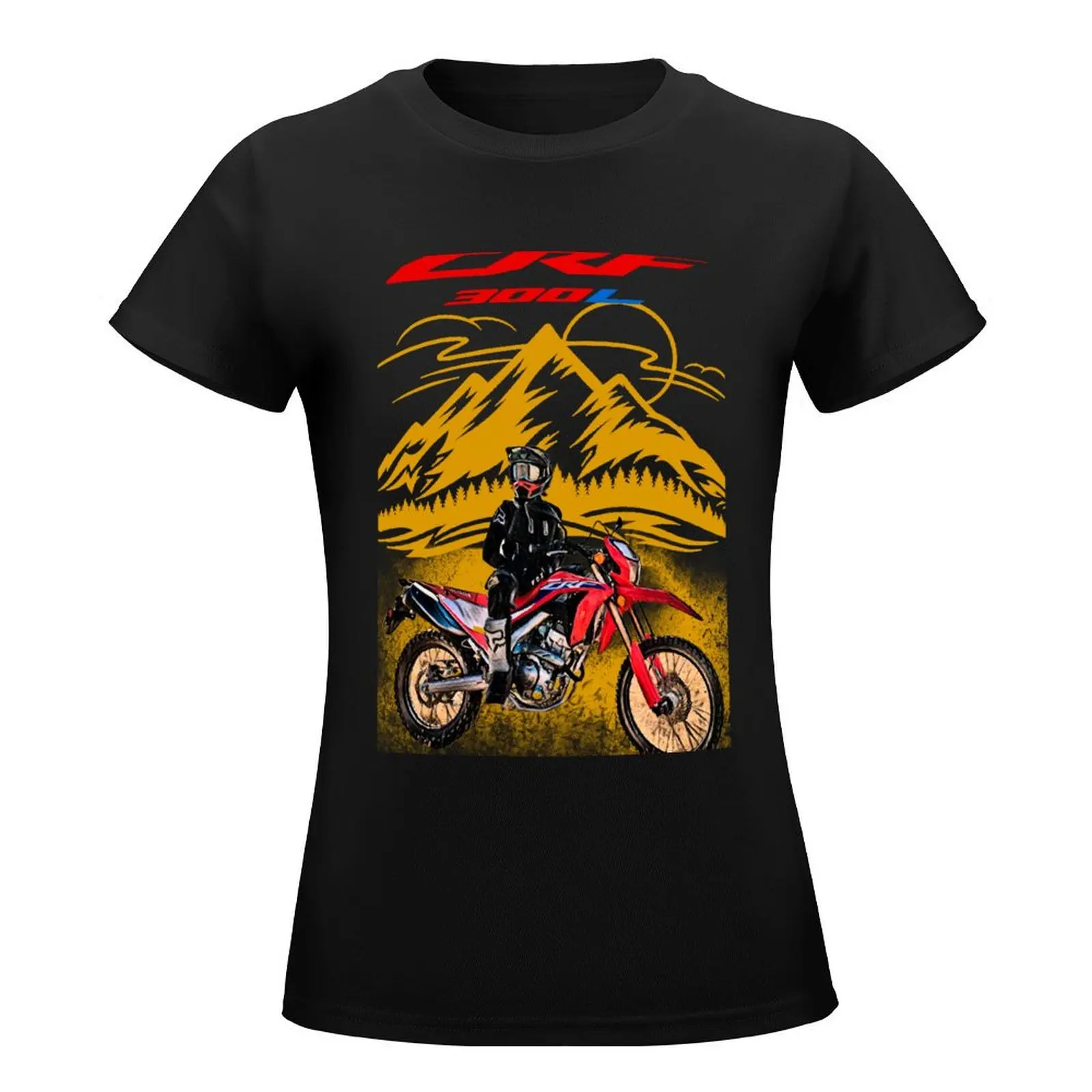 CRF 300 L Mountains T-Shirt graphics vintage clothes Women's tops