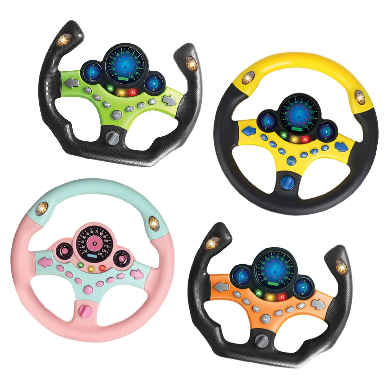 Gesimuleerd stuurwiel copiloot speelgoed met muziek voor baby-peuter