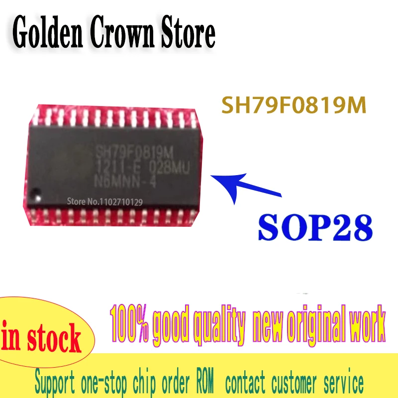 5~10Pcs/Lot  100% Original New SH79F0819M SOP28    In Stock