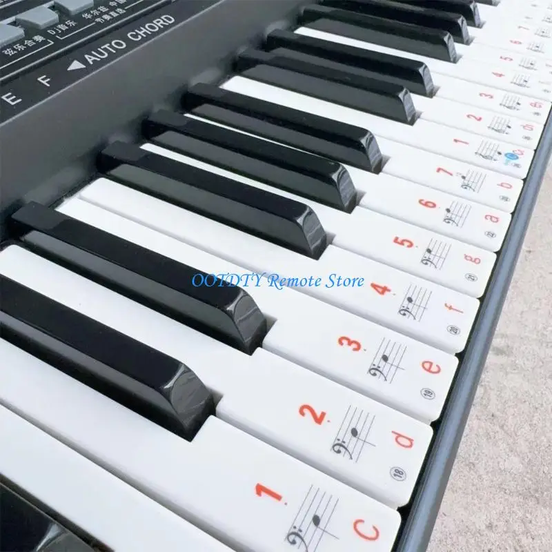 

Piano Labels 88/61/54/49/37 Keys Piano Keyboard Stickers Easy to Read and Apply