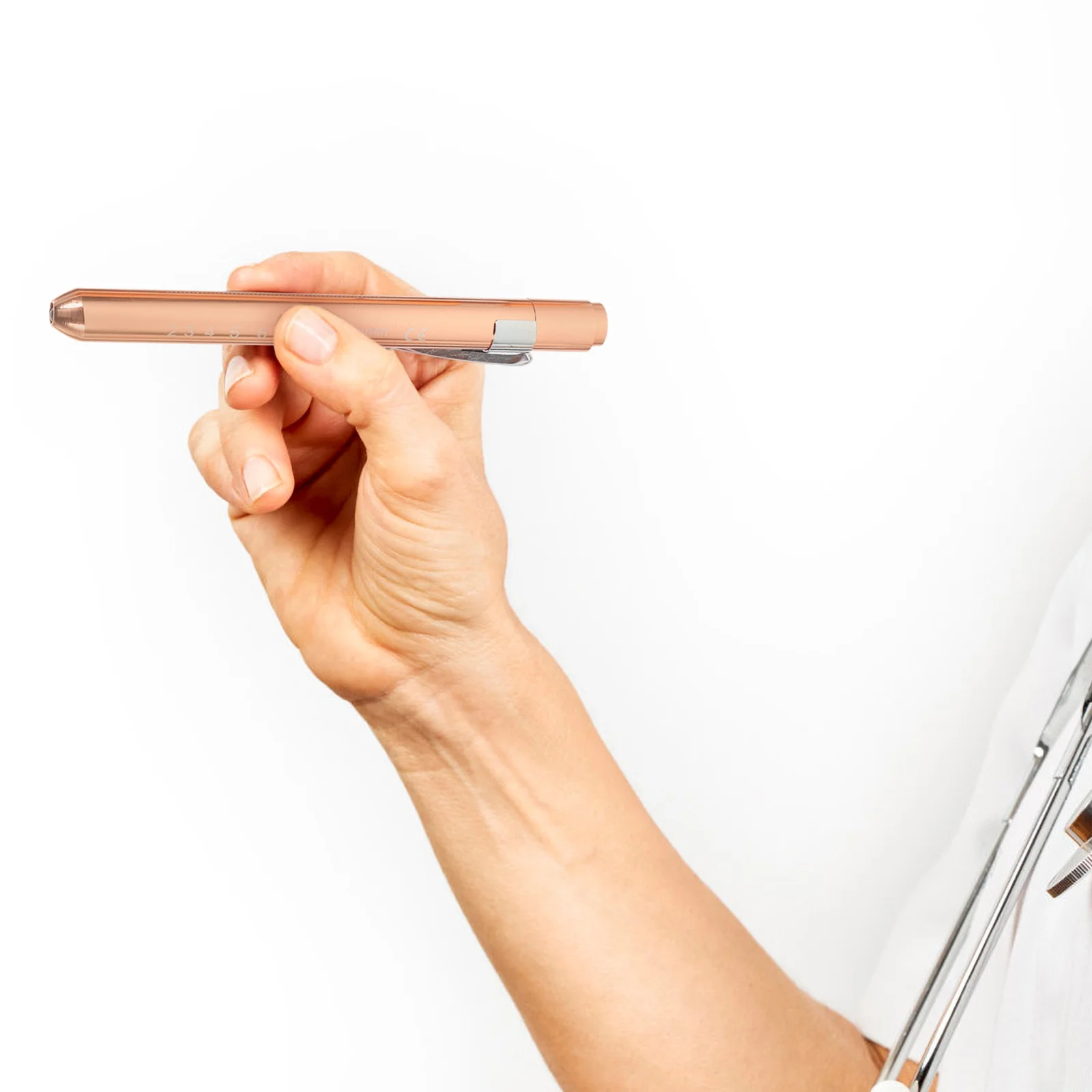 

3Pcs LED Reusable Warm White Light Pupil Gauge Click Holds Extra Bright Home Use LED