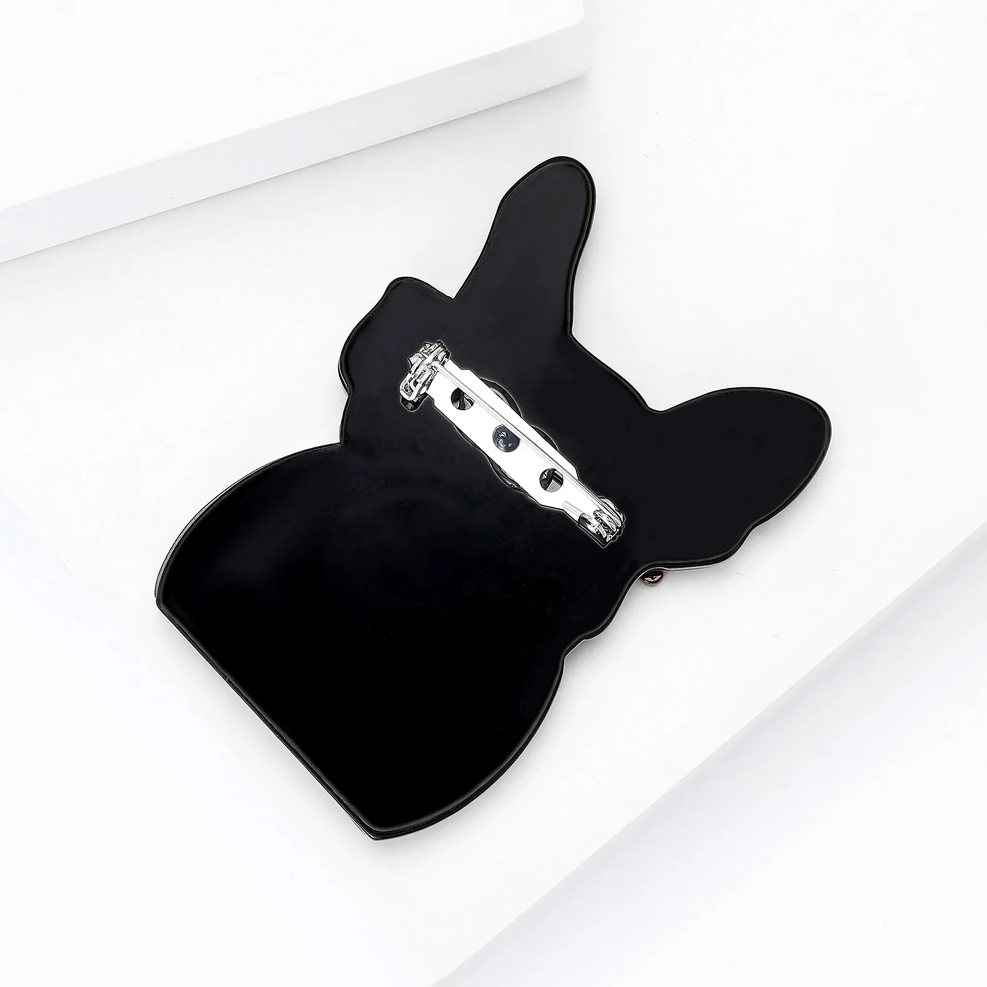 Creative Acrylic Sheet Shapi Dog Brooches, Cute Boy Cartoon Animal Pins, Clothing, Hats, Accessories, Banquets, Daily Jewelry