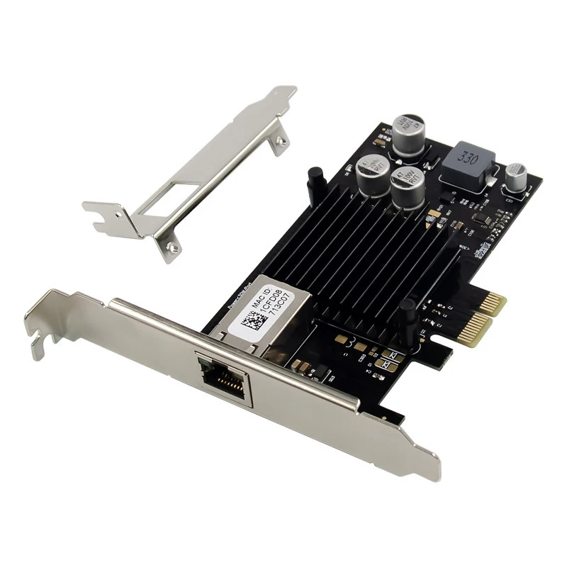 PCI-E Network Card PCI-E X1 I210AT Single-Port Gigabit Ethernet Image Capture Network Card POE+ Power Supply NIC