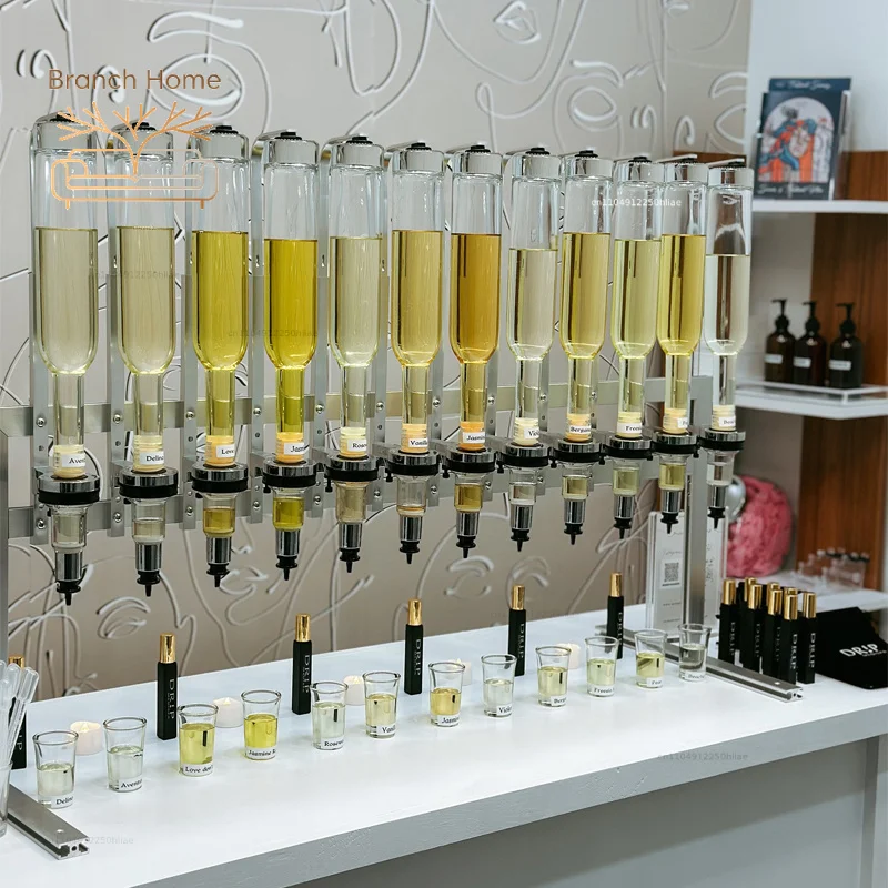 Customized 200ml 500ml 750ml Perfume Bottles Dispenser 6/8/12 Bottles Oil Perfume Bar Dispenser