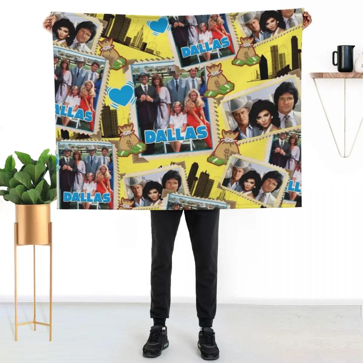 Soap opera Dallas, intrigue money and power, Ewing family Throw Blanket Quilt Blankets For Sofas Soft Soft Plaid Blankets