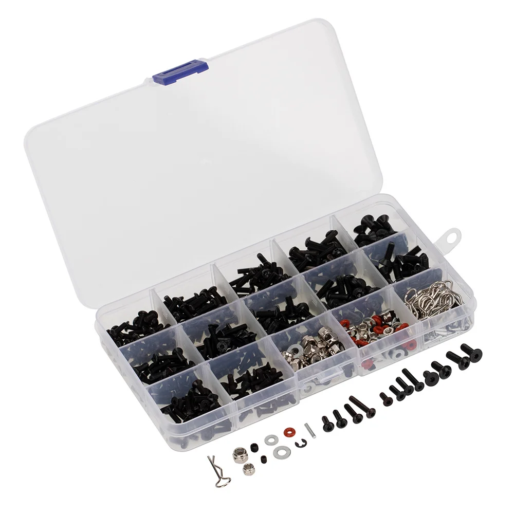 B78B-500 Pz Kit di viti RC universale Set di elementi di fissaggio hardware per Traxxas Axial Redcat HPI Arrma Losi 1/8 1/10 1/12 1/16 RC Auto