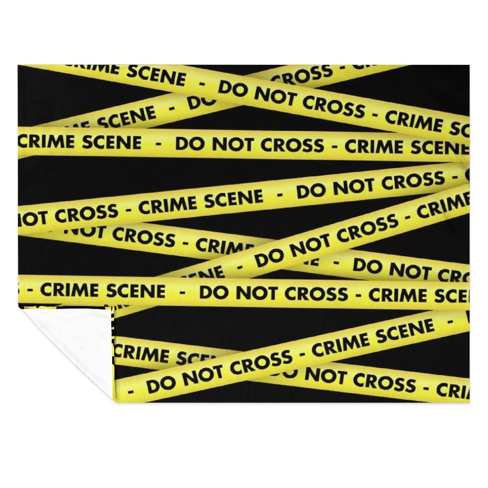 

Crime Scene Tape Throw Blanket Multi-Purpose christmas decoration Flannel Fashion Sofas Blankets