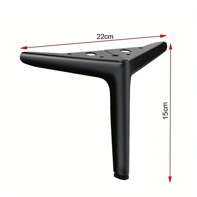 4pcs Furniture Legs Replacement Couch Legs Furniture Metal Legs Modern Short Cabinet Legs Coffee Table Dresser Nightstand Shelf