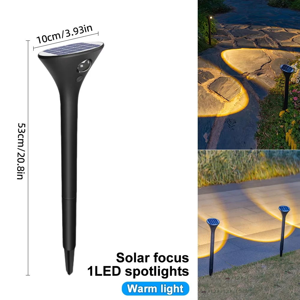1LED Solar Powered Pathway Lights Powered Outdoor Solar Landscape Lights Walkway Light For Yard Garden Lawn Waterproof Garden