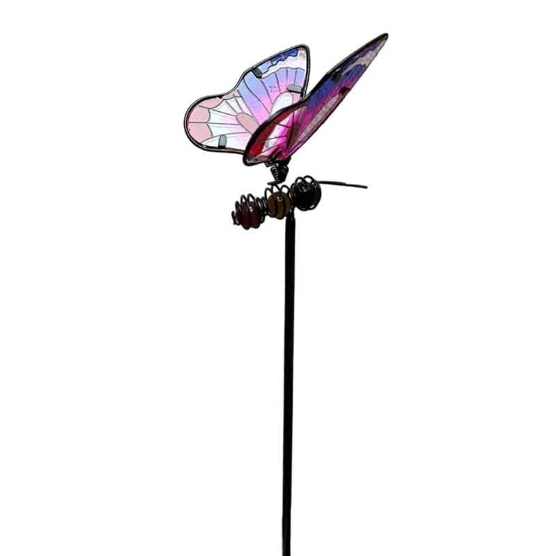 Creative Butterflies Garden Stake Decorations Metal Yard Art Ornaments For Mother Day Gift Outdoor Spaces Decorations A2BB