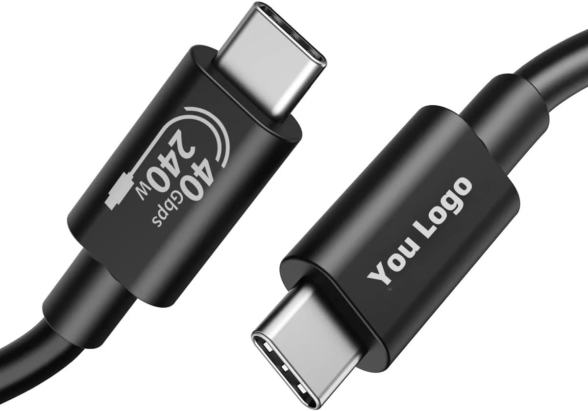 10PCS USB 4 240W Type C To Type C 8K60Hz PD 40Gbps Data Transfer USB C Cable For MacBook Thunderbolt 3/4 For IPhone HUAWEI LAPTO
