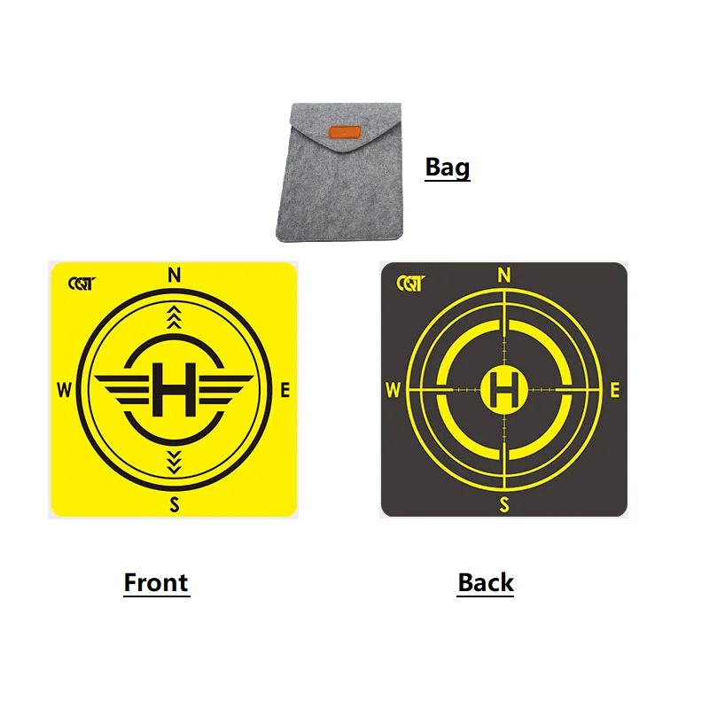 

Drone PU Landing Pad Fast-Fold LED Light Night Flight Parking Apron 43cm For Dji Mavic Air/ Mini/Pro