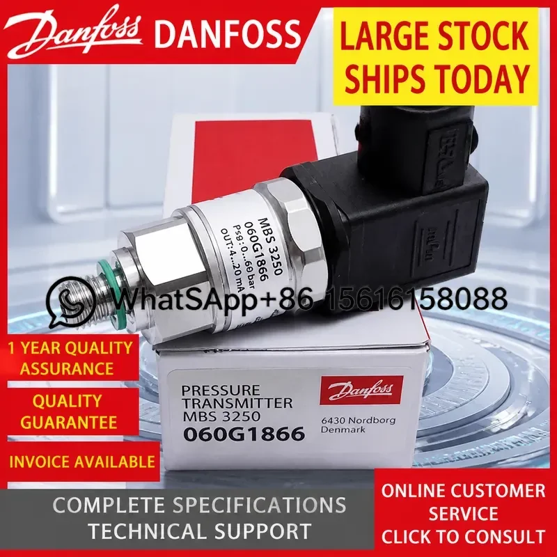 Danfoss MBS3200 Pressure Transmitter 060G1874 060G1875 060G1876 060G1877 060G1883 Industrial Sensor High Precision