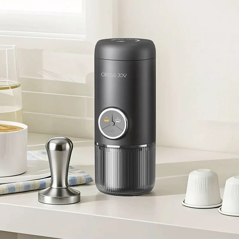 Circle Joy Electric Espresso Coffee Machine Portable Automatic Capsule Extraction Coffee Brewer for Home Travel Camping Office
