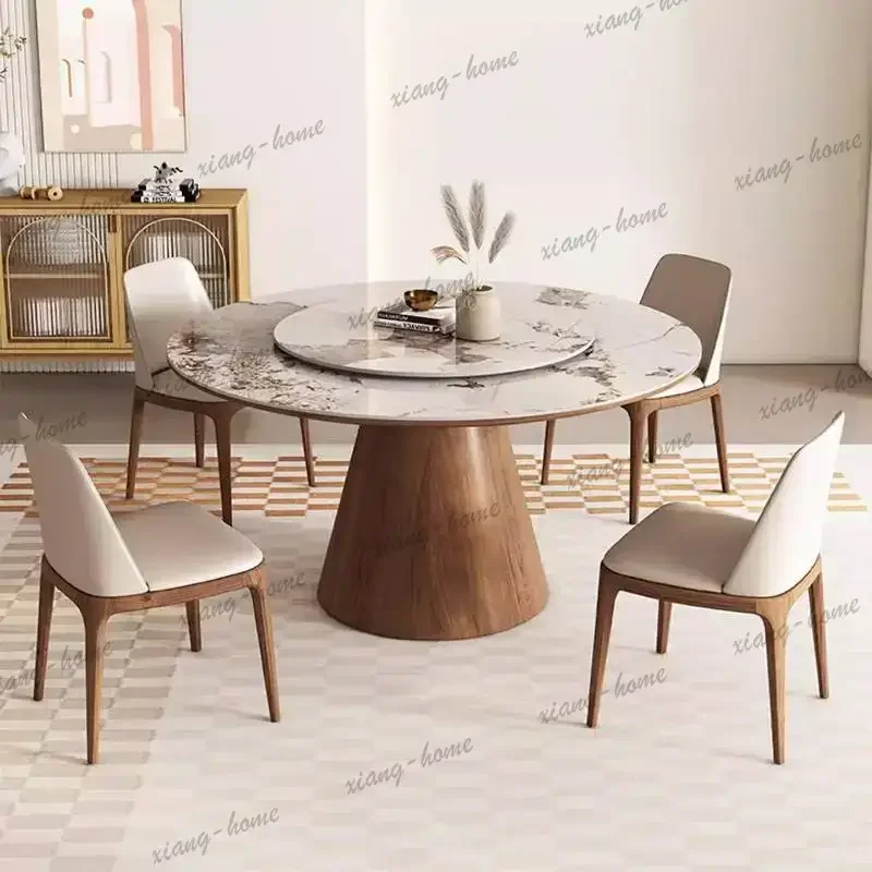 Round Modern Restaurant Tables Design Kitchen Lounges Conference Dining Table Console Island Muebles Para Hogar Furniture Home