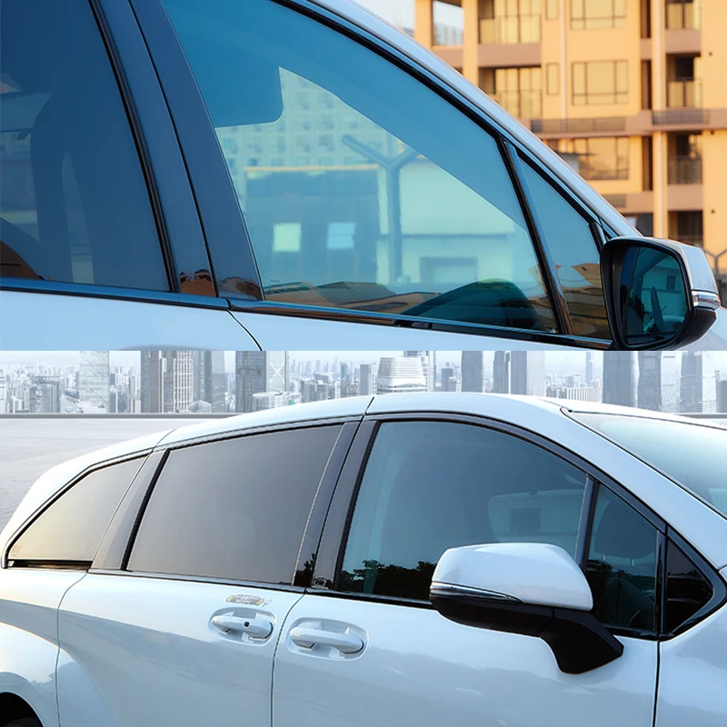 Car Accessories For Toyota Sienna 2021 2022 2023 ABS Glossy black Exterior Window Molding Strip Sill side Cover Trim 12pcs view 3