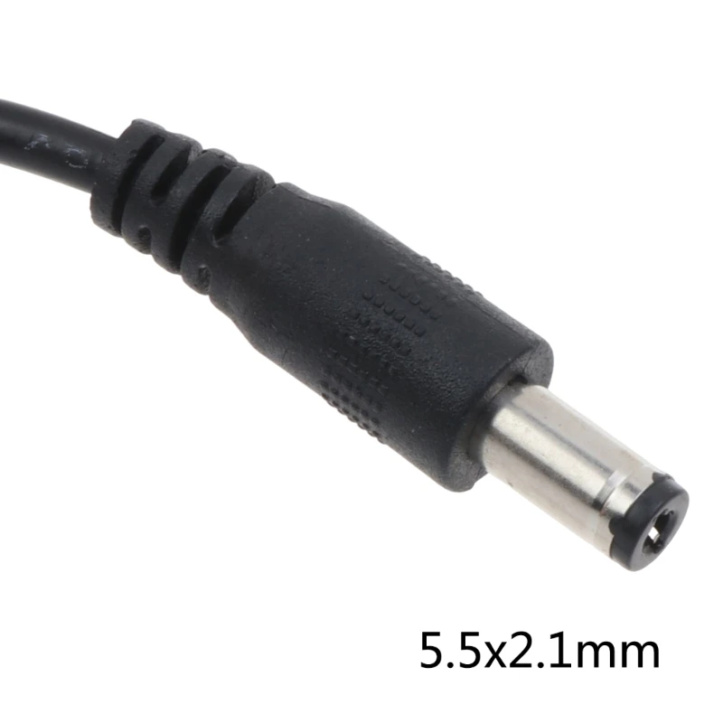 Routeur ligne Booster à trou rond USB vers DC5.5x2.1mm, fil ligne Booster optique-cat 5V Booster à câble 12V