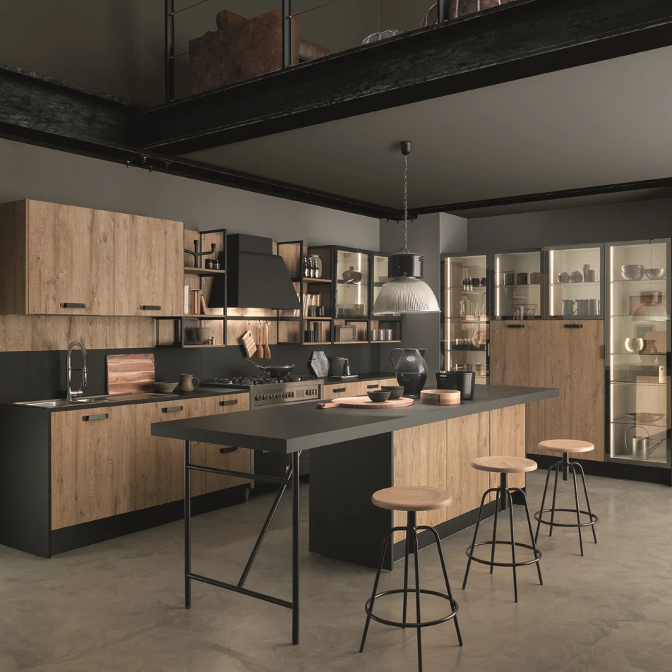 Hot Sell Modern Style Melamine Kitchen Cabinet Craigslist From Foshan