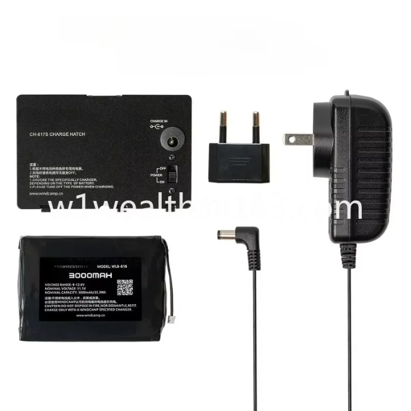 FT-818 817 lithium battery pack + charging hatch cover + charger three-piece set
