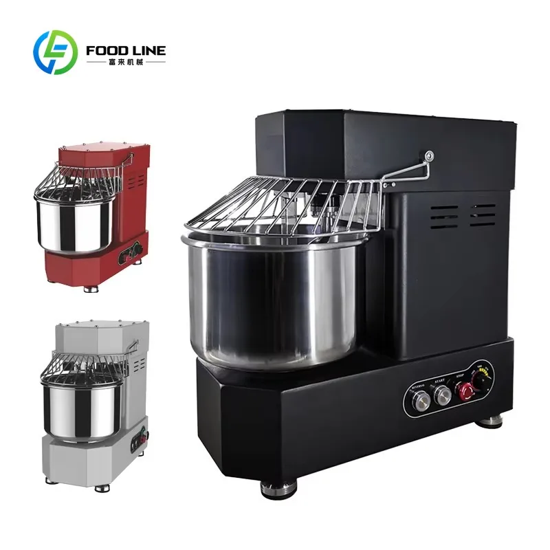 Customized 3L Commercial Dough Mixer for Home Kitchen Mini 2kg Spiral Pizza Bread Dough Machine for Restaurant Use Sale