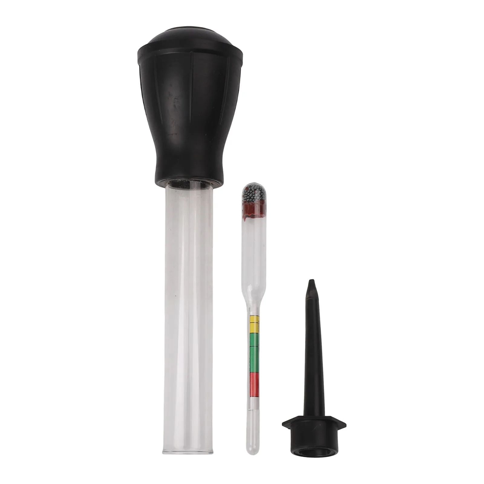Car For Battery Density Tester Hydrometer 1.10-1.30 Range Glass Rubber Electrohydraulic Meter For Auto Alkaline Solution Measure