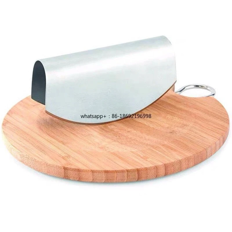 18/10 Stainless Steel Vanilla Cutting Double Blade Cutter Vegetable Chopping Artifact