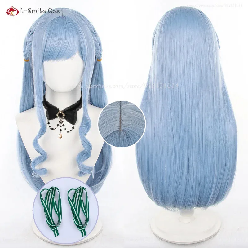 

Парик для косплея Togawa Sakiko, 75 см, синие длинные волнистые парики, термостойкие синтетические волосы, парик для косплея в стиле аниме на Хэллоуин