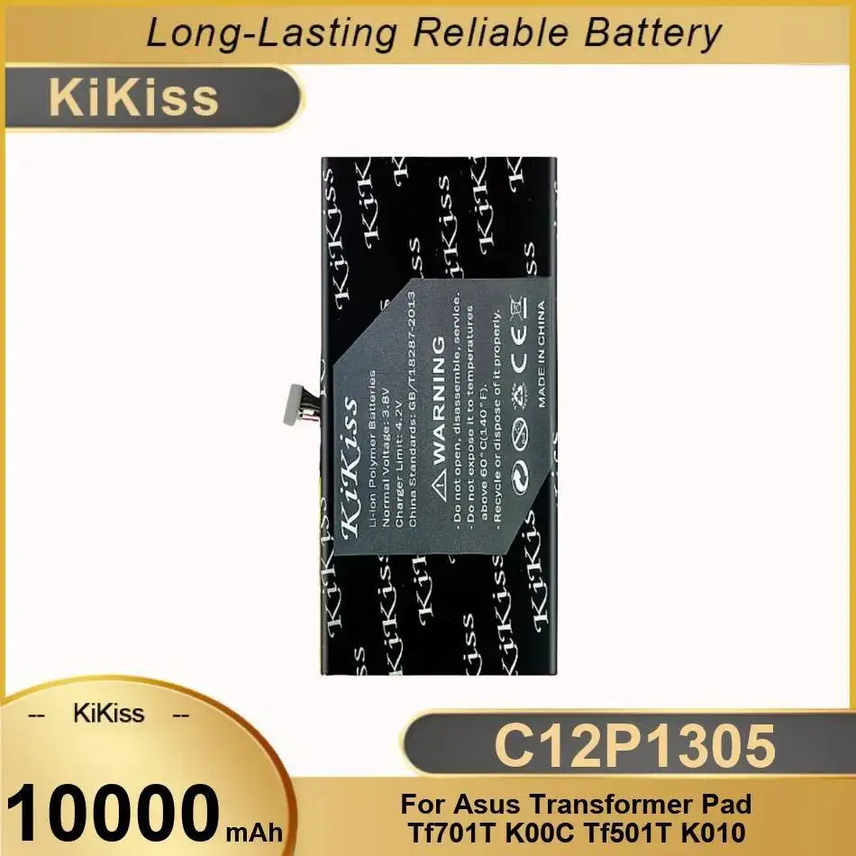 

Tablet Battery C12P1305 10000Mah Environmentally Friendly For Asus Transformer Pad TF701T K00C TF501T K010